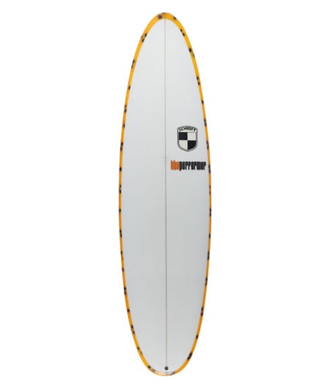 6'8"   The Performer  "Mary Lou" Air brushed & Hand shaped by Peter Schroff