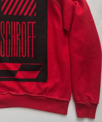 Vintage raglan sweat shirts Red