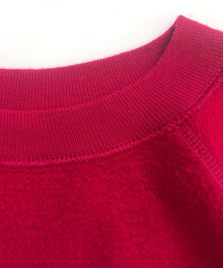 Vintage raglan sweat shirts Red