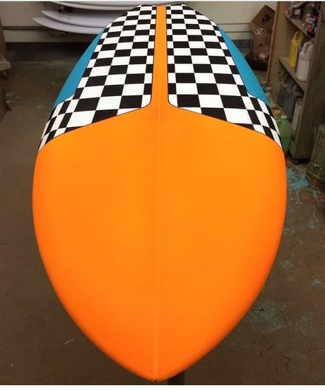 5'11'' HIGH  PERFORMANCE  "Debbie"  Air brushed & Hand shaped by Peter Schroff