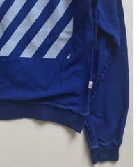 Vintage raglan sweat shirts Royal blue