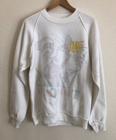 VINTAGE RAGLAN SWEAT SHIRTS   　　White