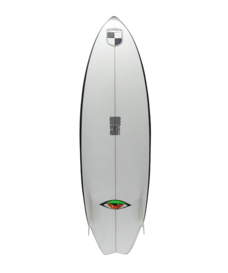 5'8" Circa 80's HIGH PERFORMANCE  "Magret" Air brushed & Hand shaped by Peter Schroff