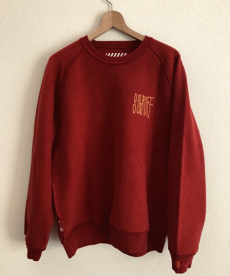Vintage raglan sweat shirts   Red
