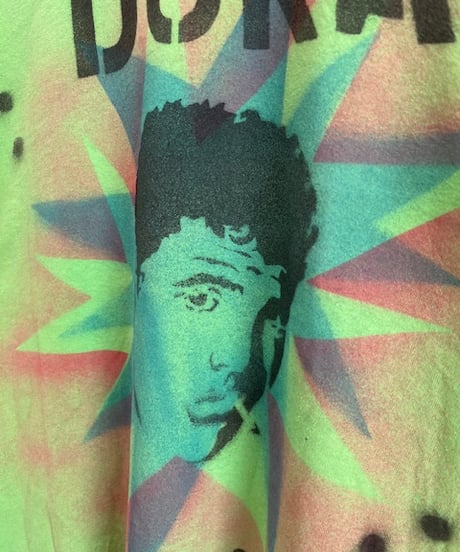 STENCILED "DORA" TEE (Kiwi)M