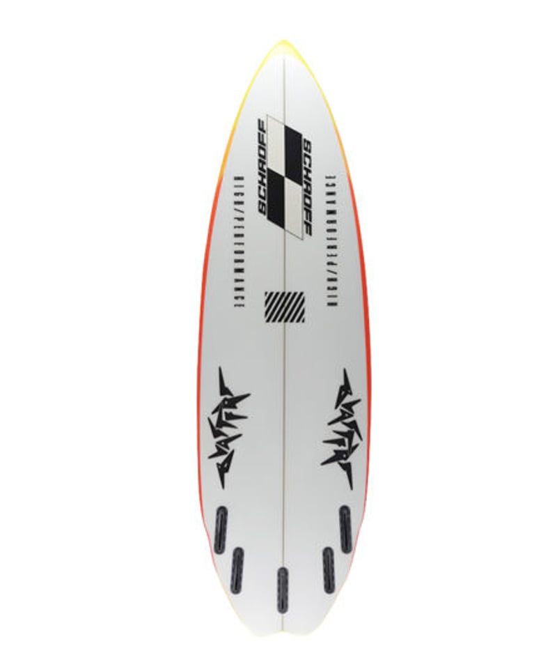 Blaster サーフボード 5'11\" オレンジ/ホワイト Blaster サーフボード 5'11