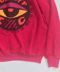 Vintage raglan sweat shirts Red