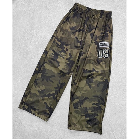 メッシュワイドパンツ【CAMOUFLAGE】