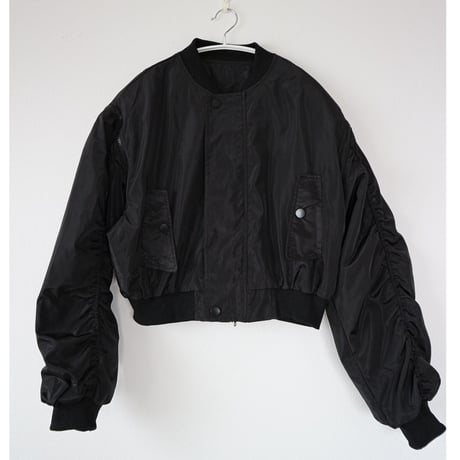 2WAYクロップドMA-1 【BLACK】