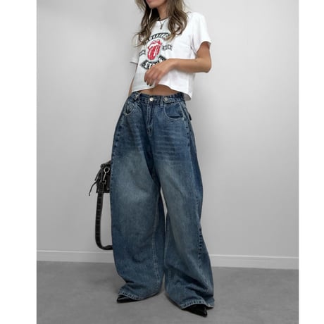 2WAYバレルレッグDENIM
