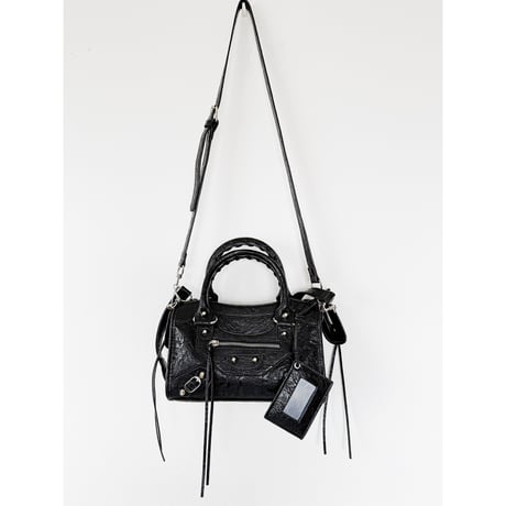 2WAYエコレザースタッズBAG