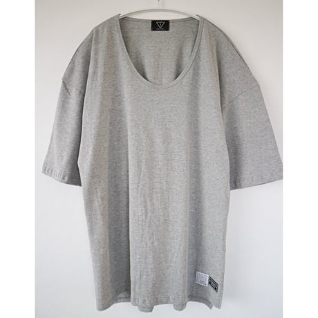 UネックサイドスリットBIG T 【GRAY】