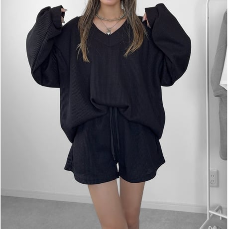 ワッフルセットアップ【BLACK】