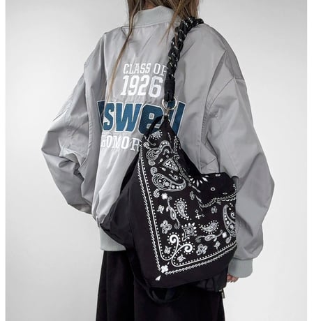 ロープストラップペイズリーBAG