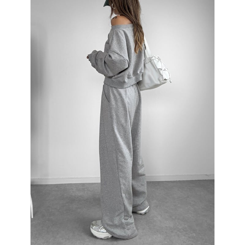 Acre Studios クロップドスウェット XXS Mauve Grey新品 Acre Studios クロップドスウェット XXS Mauve Grey新品