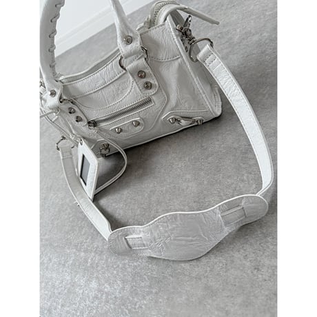 2WAYエコレザースタッズBAG