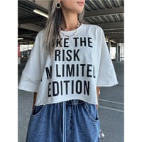 クロップドスウェットT 【WHITE】