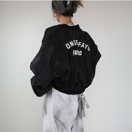 2WAYクロップドMA-1 【BLACK】