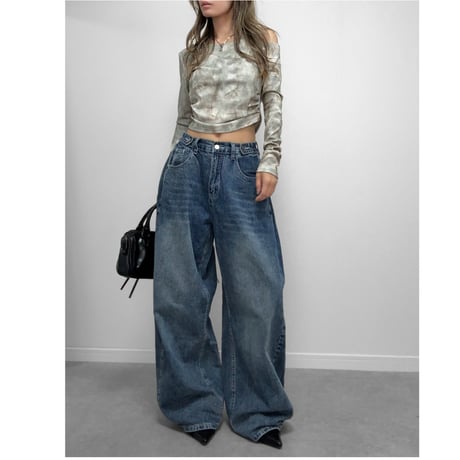 2WAYバレルレッグDENIM