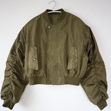 2WAYクロップドMA-1 【KHAKI】