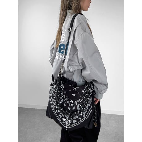 ロープストラップペイズリーBAG