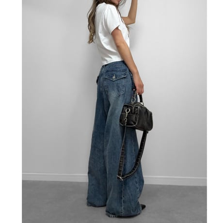 2WAYバレルレッグDENIM