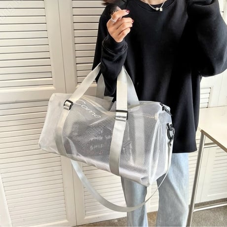 クリア2WAYボストンBAG