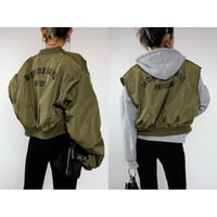 2WAYクロップドMA-1 【KHAKI】