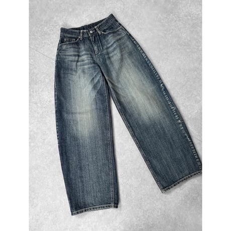 ウォッシュバギーカーブDENIM