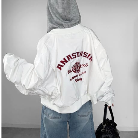 レイヤードフーディーJK "ANASTASIA" 【WHITE】
