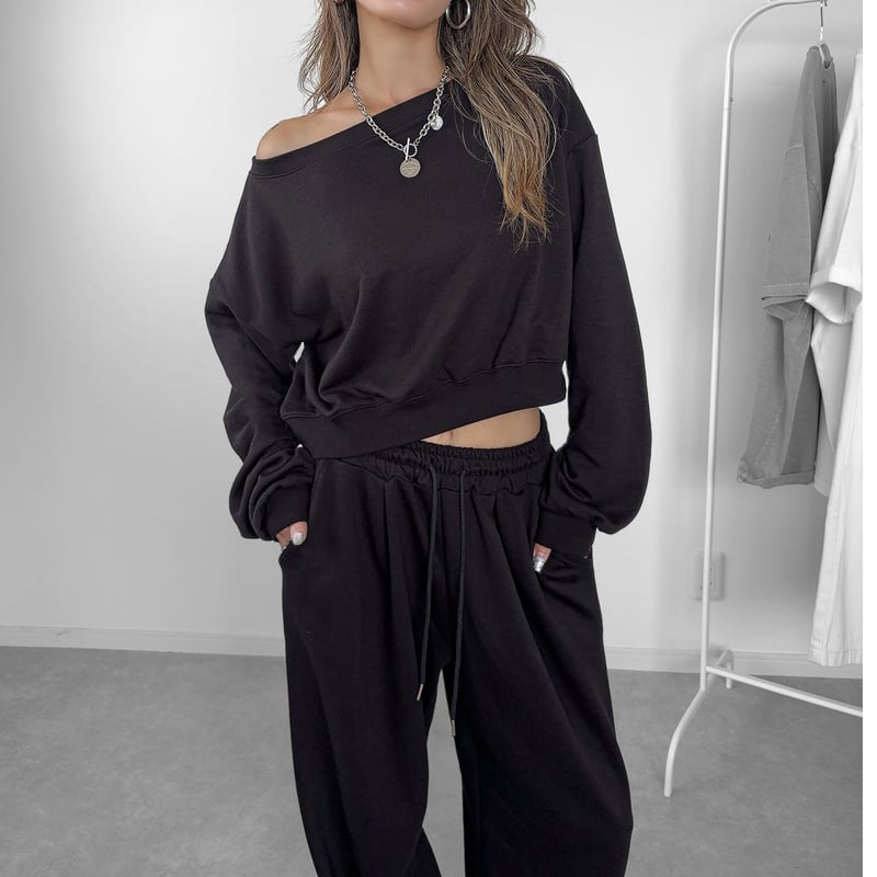 SECRET セットアップフード付きスウェットブラック ALMOSTBLACK - 【ラスト1点】ジップパーカー(フード付き