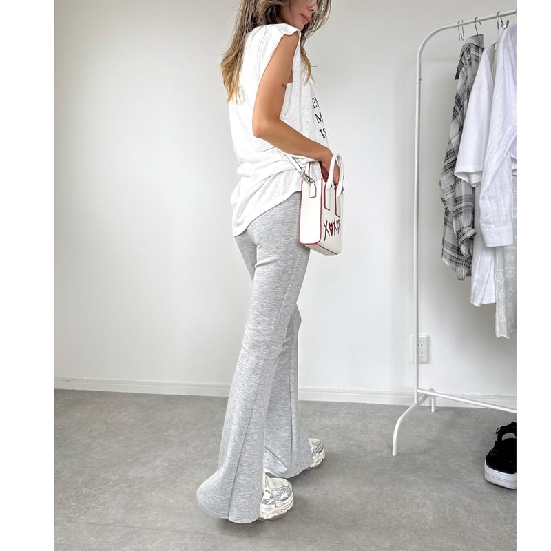 センタースリットレギンスパンツ【GLAY】 | Welina