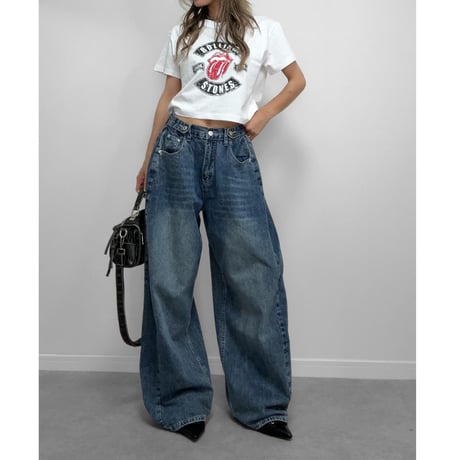 2WAYバレルレッグDENIM