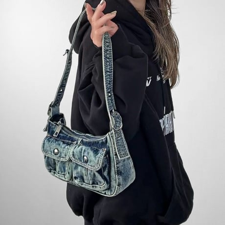 デニムショルダーミニBAG