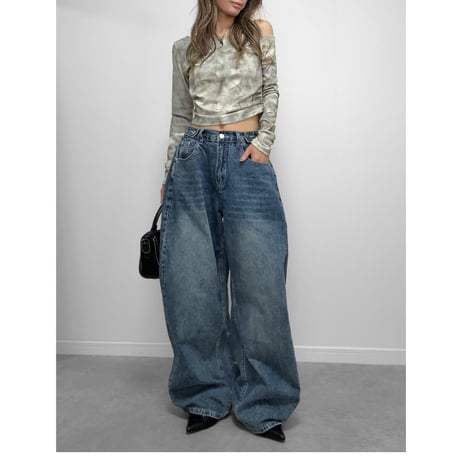 2WAYバレルレッグDENIM