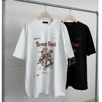 ビッグT "SKATER" 【WHITE/BLACK】
