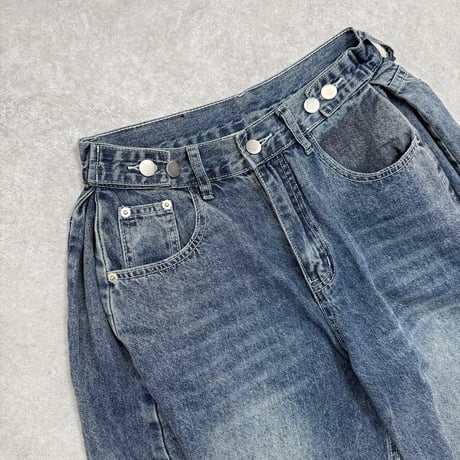 2WAYバレルレッグDENIM