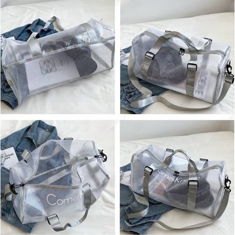 クリア2WAYボストンBAG