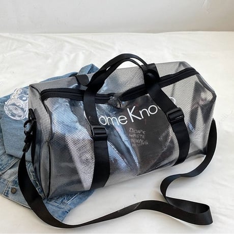 クリア2WAYボストンBAG