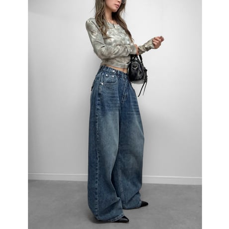 2WAYバレルレッグDENIM