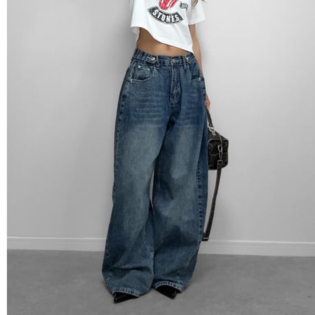 2WAYバレルレッグDENIM
