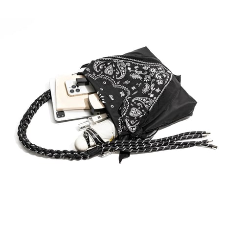 ロープストラップペイズリーBAG