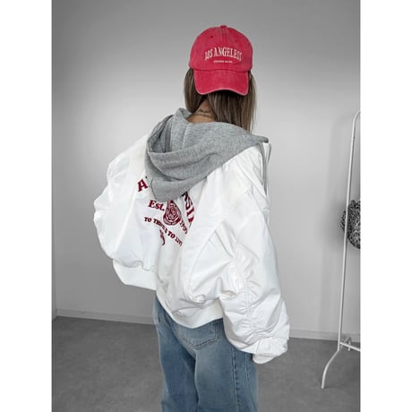 レイヤードフーディーJK "ANASTASIA" 【WHITE】