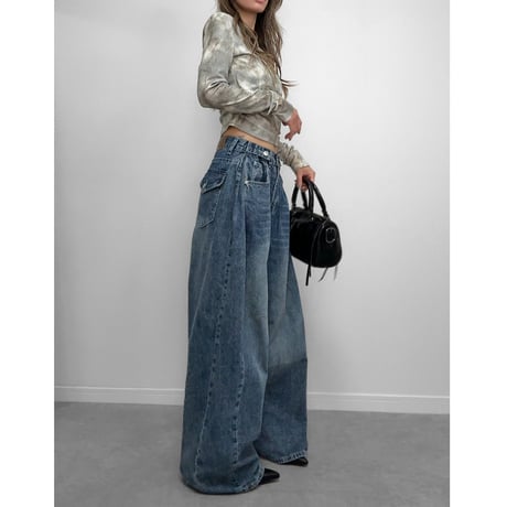 2WAYバレルレッグDENIM