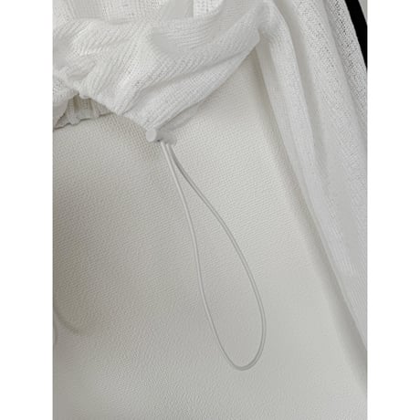 サイドラインシアークロップドJK【WHITE】