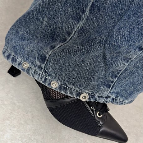 2WAYバレルレッグDENIM