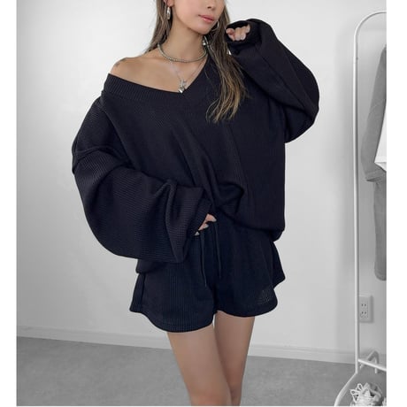 ワッフルセットアップ【BLACK】