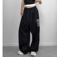 メッシュワイドパンツ 【BLACK】