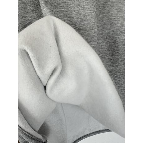 裏起毛UネックT 【GRAY】