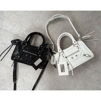 2WAYエコレザースタッズBAG